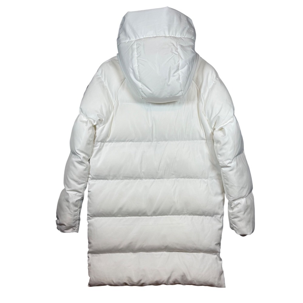 NWOT FABLETICS Adventure Puffer Coat, Porcelain/Black, Size XXS - Picture 7 of 13